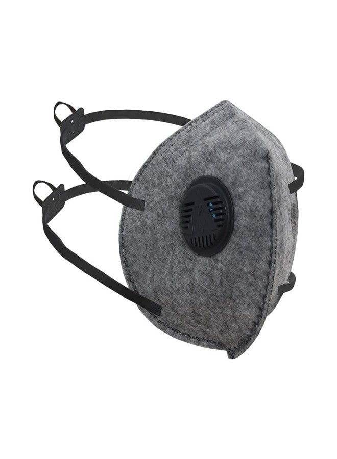 كرم قناع تنفس لحام كرم FFP2 للاستخدام مرة واحدة | رباط رأس قابل للتعديل، يُرشّح الجزيئات والأبخرة والدخان | RFH 32+ OV (رمادي) عبوة من 20 - Image 1