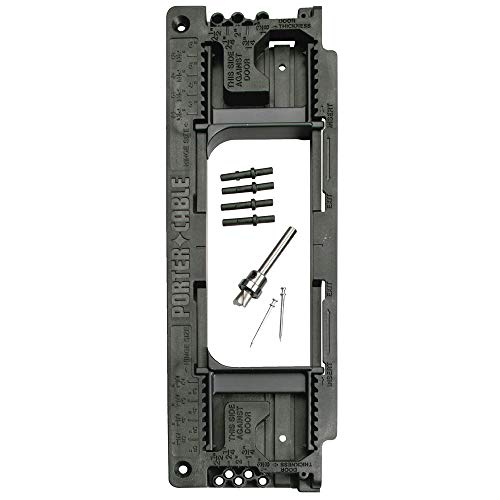 PORTER CABLE PORTER-CABLE 59370 Door Hinge Template, Silver - Image 1