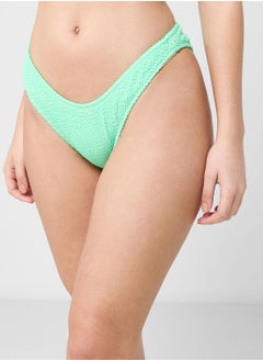 Coconut Cove Plunge Neck Bikini Top And Bottom Set  - Image 4