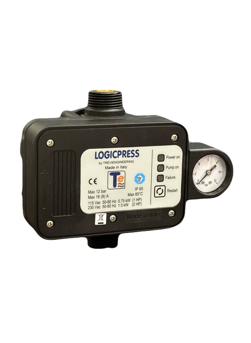 TREVI Water pressure regulator 12 Bar automatic pump - Image 1