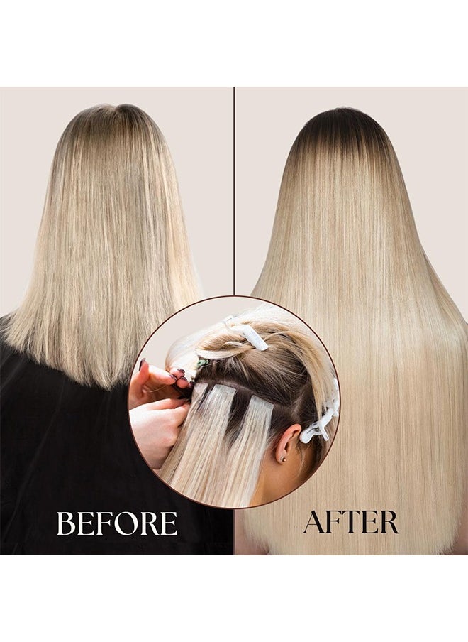 HS - 72 Tabs Hair Extension Tape Tabs Double Sided Replacement Tape Adhesive Invisible No Residue Transparent Tapes For Hair Extensions - Image 1