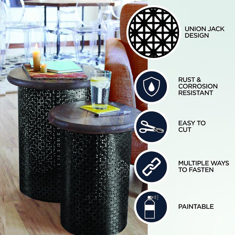 M-D Building Products Union Jack Aluminum Sheet - 0.020-Inch Thick, 1-Feet by 2-Feet, Satin Nickel Finish - Image 3