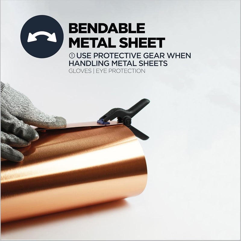 M-D Building Products Union Jack Aluminum Sheet - 0.020-Inch Thick, 1-Feet by 2-Feet, Satin Nickel Finish - Image 4