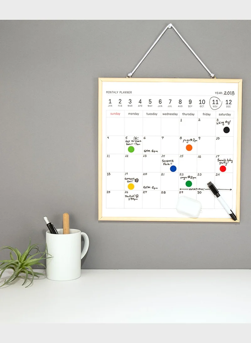 KIKKERLAND Large White Board Calendar