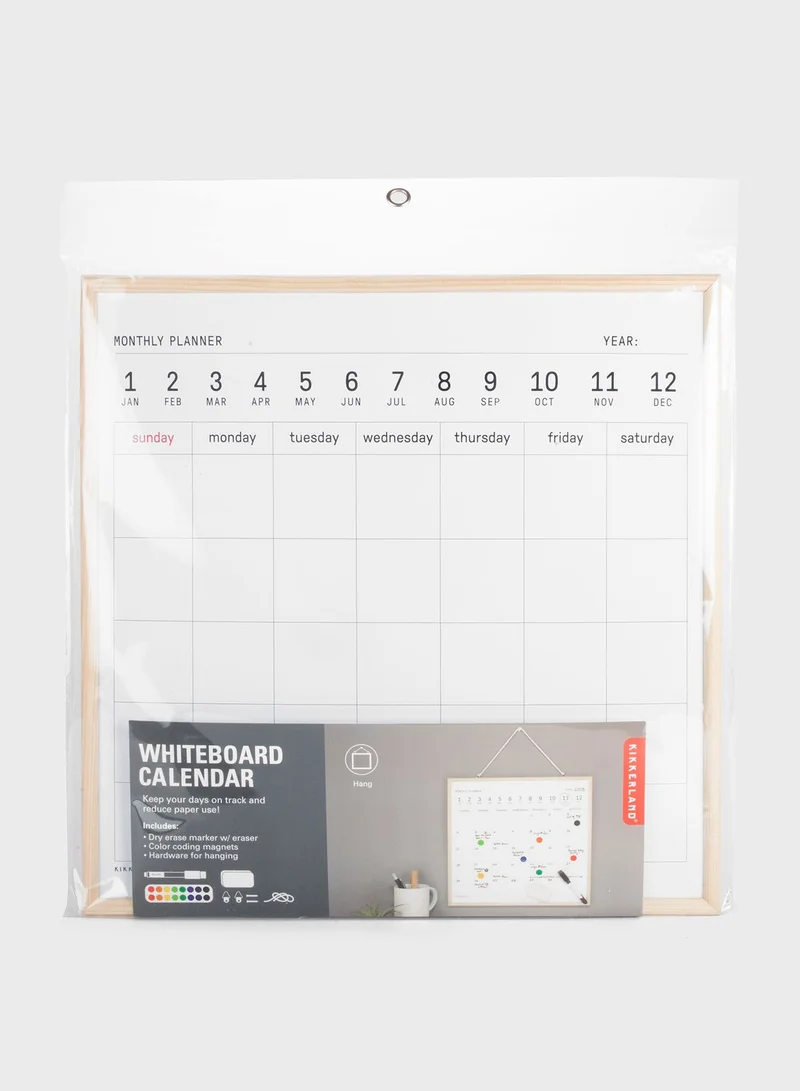 KIKKERLAND Large White Board Calendar
