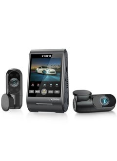 Viofo Front 4K Rear 2K Interior FHD | 2.4'' HD Screen | Sony's latest STARVIS 2 Dash Cam with Voice Control | Viofo A229 PRO 3CH  - Image 2