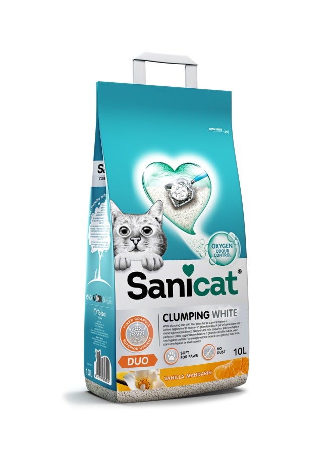 Sanicat Vanilla Mandarin Clumping Cat - 10 L