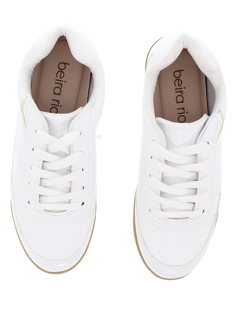 Beira Rio White Beira Rio Women’s Sneakers – Lightweight Casual Footwear with Comfortable Cushioning for Women | Best Price UAE