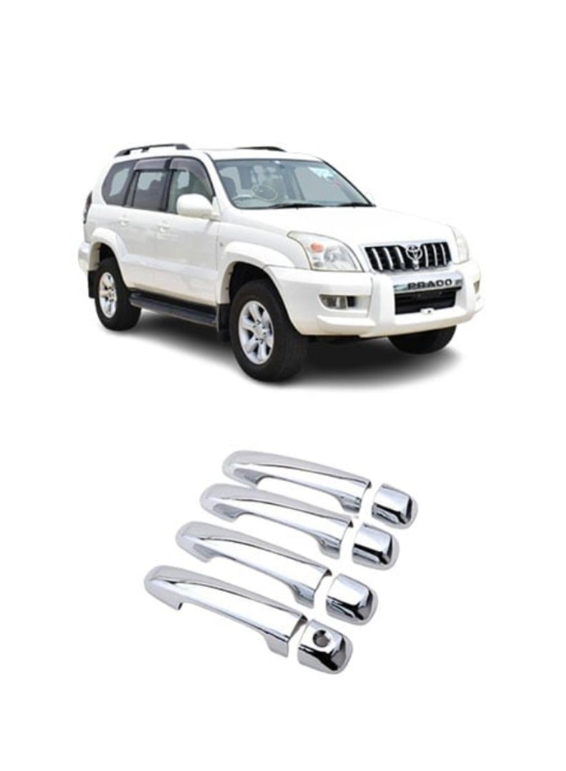 Toyota Chrome Handles Cover Prado 2003 - 2009 - Image 2