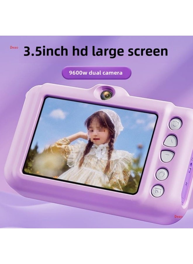 Generic Children's Camera Camera Digital Photographable High Pixel Toy Girl's Birthday Gift Baby Pall-Color:【❤Exclusive 32g] Red Panda Ultra-clear Large Screen (sf Express Shipped Quickly)  - Image 2