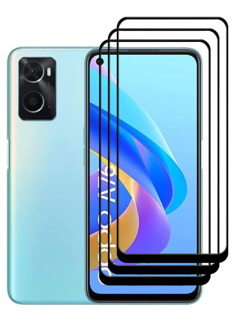 ACLIX 3 Pieces Antistatic ESD Dustproof Premium Quality High Definition Tempered Glass Screen Protector Designed For Oppo A76 - Image 1