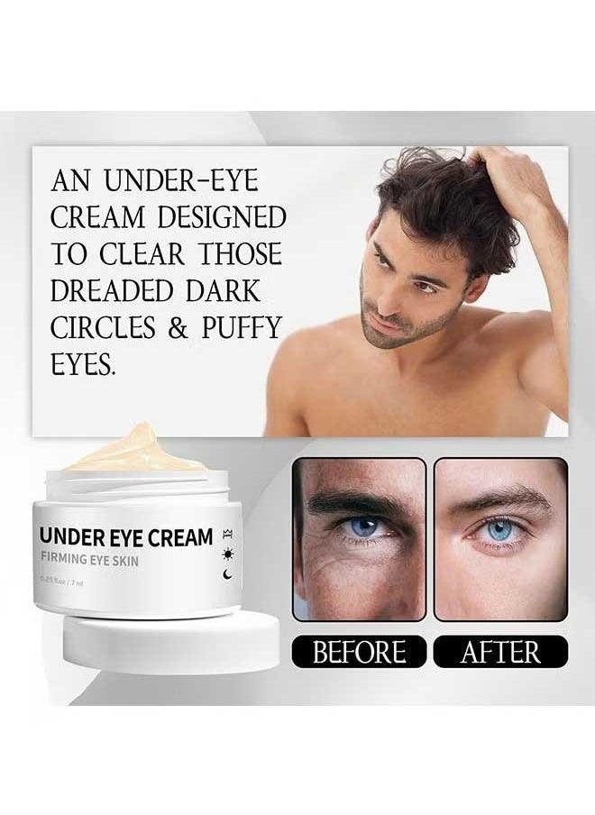 EELHOE Men's Eye Cream 7ml，Fight Against Wrinkles And Signs Of Aging Around The Eyes, Boosts Hydration，Reduces Puffiness，Lightens Dark Circles, Suitable For All Skin Types  - Image 4