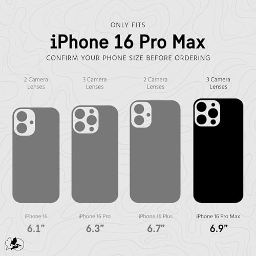 Pelican Protector iPhone 16 Pro Max Case Compatible with MagSafe Rugged Magnetic Phone Case with 16ft MilitaryGrade Drop Protection Heavy Duty Phone Cover for iPhone 16 Pro Max Black - Image 3