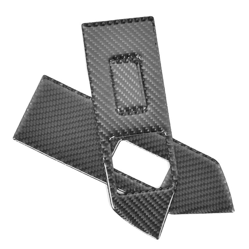 3pcs Carbon Fiber Car Window Lifter Panel Trim Cover Fits for Ford Mustang 2009-2013 - Image 5