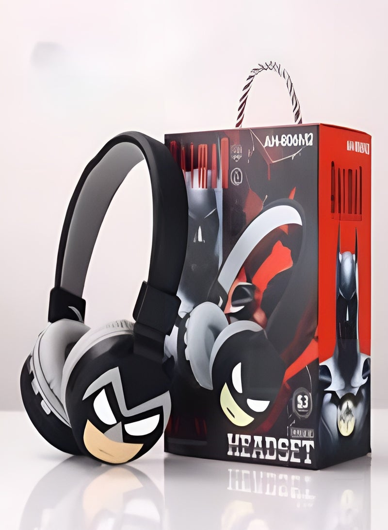 سماعات أذن لاسلكية للأطفال، سماعات بلوتوث لطيفة للأولاد والبنات مع ميكروفون