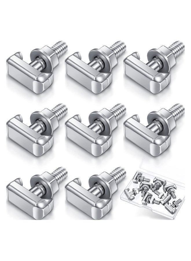 Generic T Bolt Battery Terminal Nuts, Car Battery Cable Extender Replacement Battery Terminal T Bolt for 64740 GM 19116852, VW 6x0-915-138, BMW 61128373946 (8 Pcs)  - Image 1