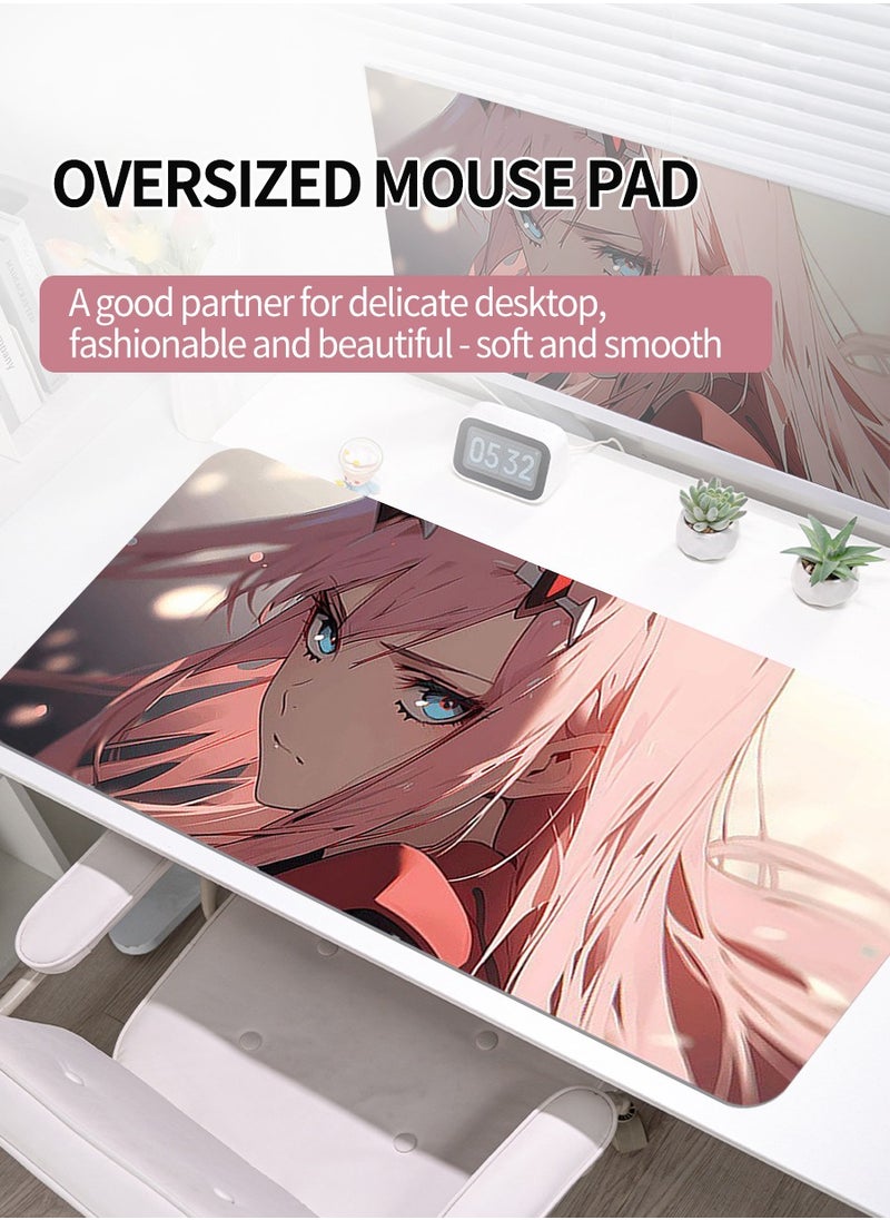Beirui - 80cm*30cm Anime Mouse Pad, Gaming Mouse Pad, Large Mouse Pad, Extended Keyboard Mouse Pad, Extended Keyboard Mouse Pad with non-slip base and stitched edges - Image 1