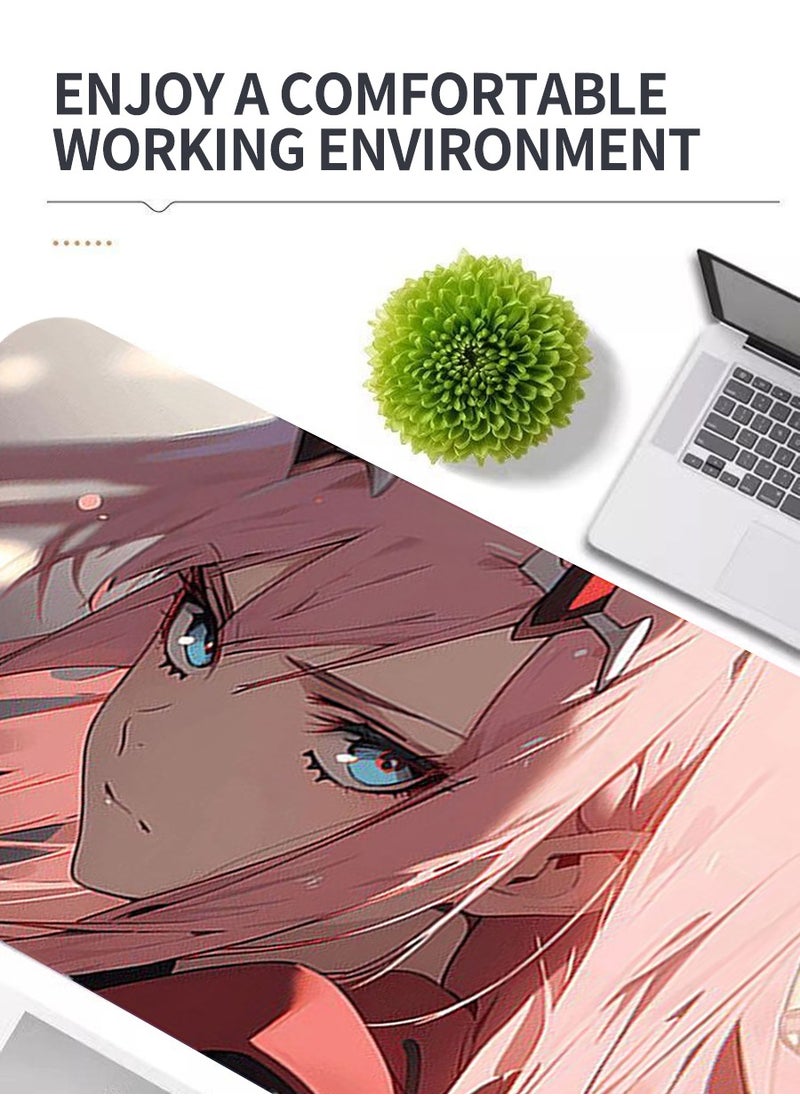 Beirui - 80cm*30cm Anime Mouse Pad, Gaming Mouse Pad, Large Mouse Pad, Extended Keyboard Mouse Pad, Extended Keyboard Mouse Pad with non-slip base and stitched edges - Image 1