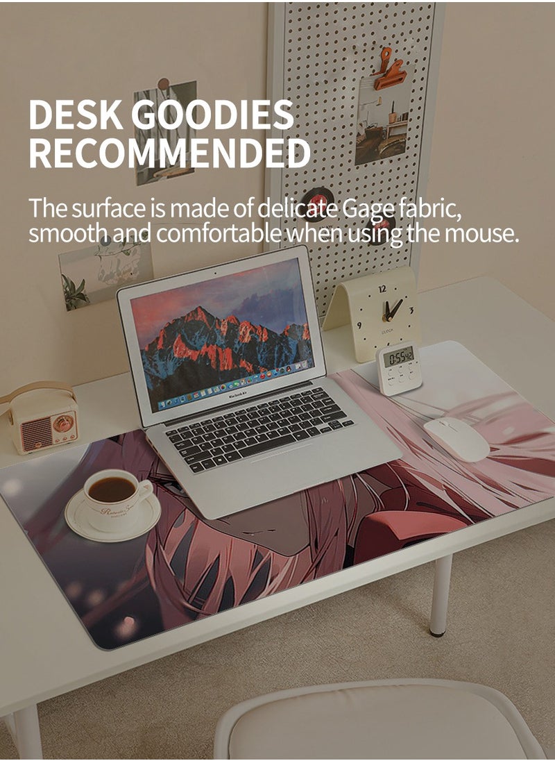 Beirui - 80cm*30cm Anime Mouse Pad, Gaming Mouse Pad, Large Mouse Pad, Extended Keyboard Mouse Pad, Extended Keyboard Mouse Pad with non-slip base and stitched edges - Image 1