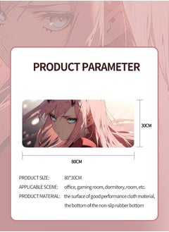 80cm*30cm Anime Mouse Pad, Gaming Mouse Pad, Large Mouse Pad, Extended Keyboard Mouse Pad, Extended Keyboard Mouse Pad with non-slip base and stitched edges - pzsku/Z372EC8669ED569EAB41BZ/45/_/1728883504/daa75dae-5603-4ec3-89d7-2f4894949801