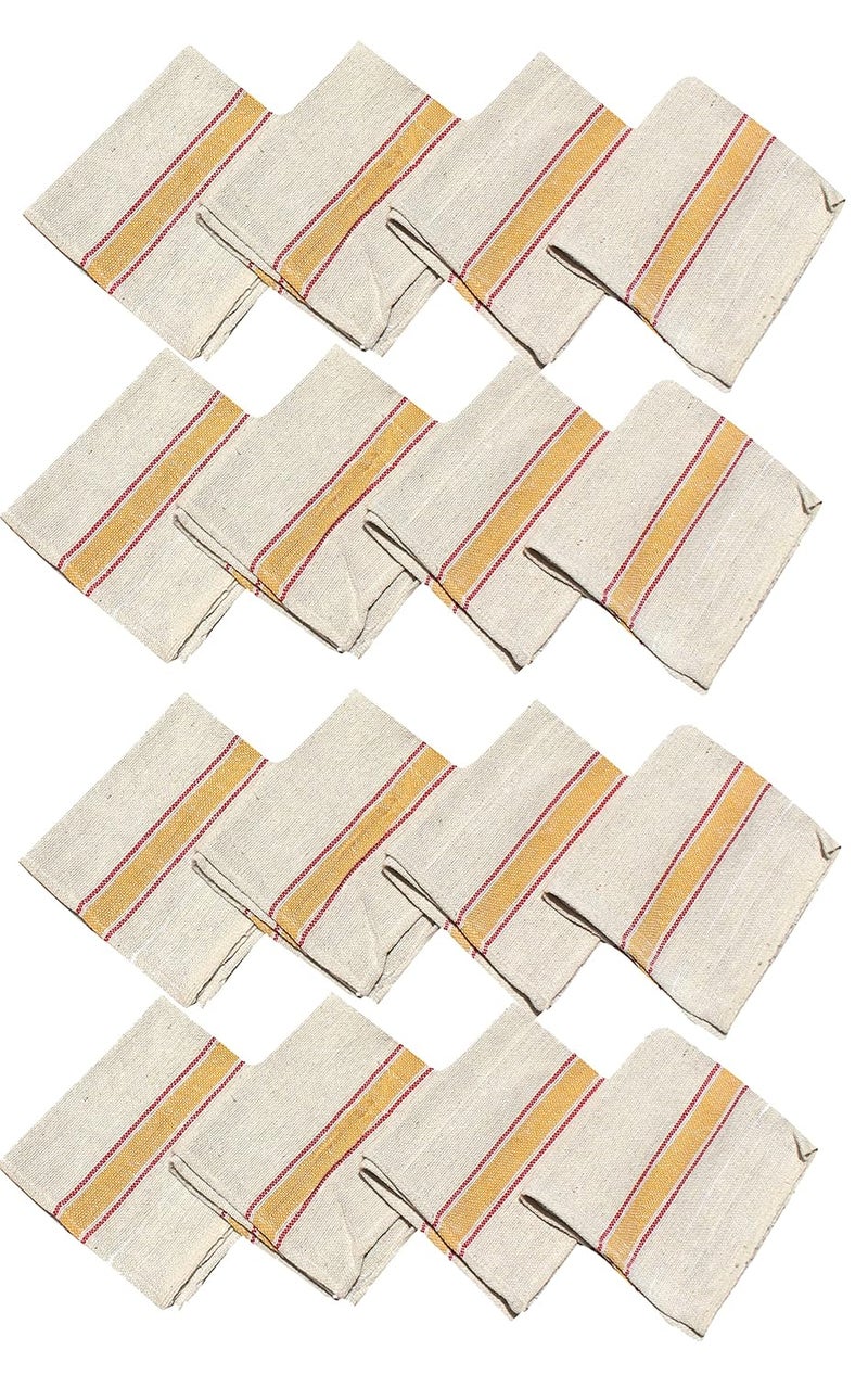 Solance Cotton Cleaning Cloth Cleaning Duster Mop Pocha 15x17 inch Pack of 16