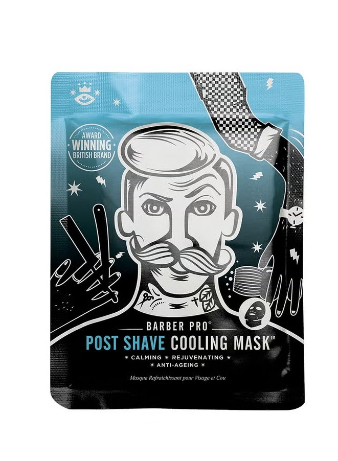 BARBER PRO Post Shave Cooling Mask with Anti-Ageing Collagen - Image 1