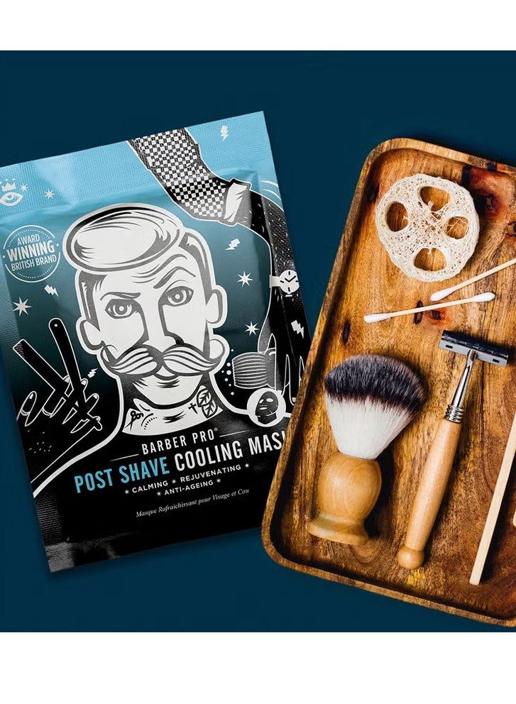 BARBER PRO Post Shave Cooling Mask with Anti-Ageing Collagen - Image 4