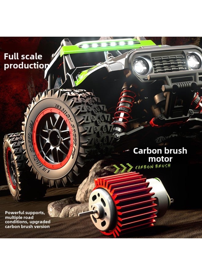JJRC LED Lights Full-scale Shock-absorbing Off-road Vehicle Four-wheel Drive Brushless RC Remote Control Car Simulation Model Toy-Color:Type B Brushless-pink - Image 3