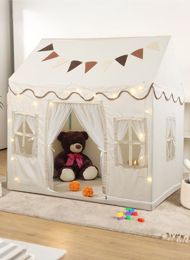 Large Kids Tent House Indoor,Toddler Play Tent With Birthday Party Decoration,Indoor Outdoor Play house for Baby Princess Castle Tent,Kids Indoor Room Toys for Boys Girls Age 3-10 Years Old  - Image 1