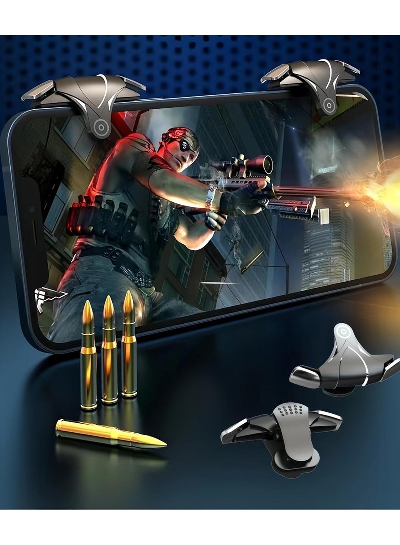 Mobile Gaming Controller and Mechanical button Compatible with PUBG/Fortnite/Call of Duty, Sensitive Shoot and Aim Trigger Auxiliary recoil suppression - Image 3