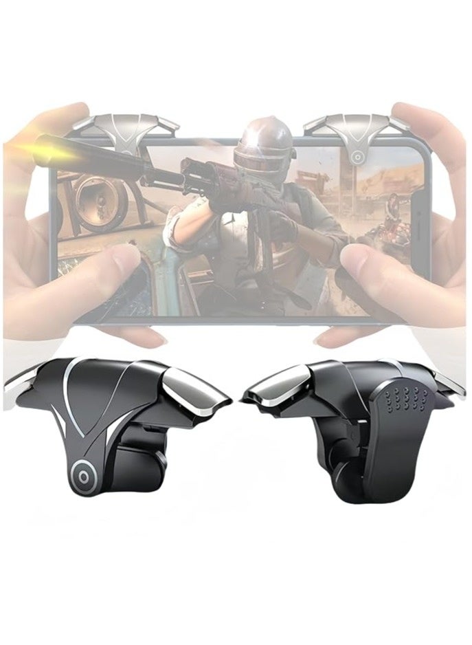 Mobile Gaming Controller and Mechanical button Compatible with PUBG/Fortnite/Call of Duty, Sensitive Shoot and Aim Trigger Auxiliary recoil suppression - Image 1