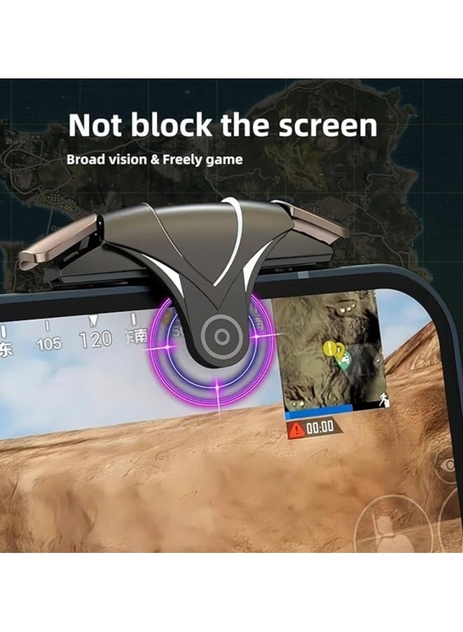 Mobile Gaming Controller and Mechanical button Compatible with PUBG/Fortnite/Call of Duty, Sensitive Shoot and Aim Trigger Auxiliary recoil suppression - Image 2