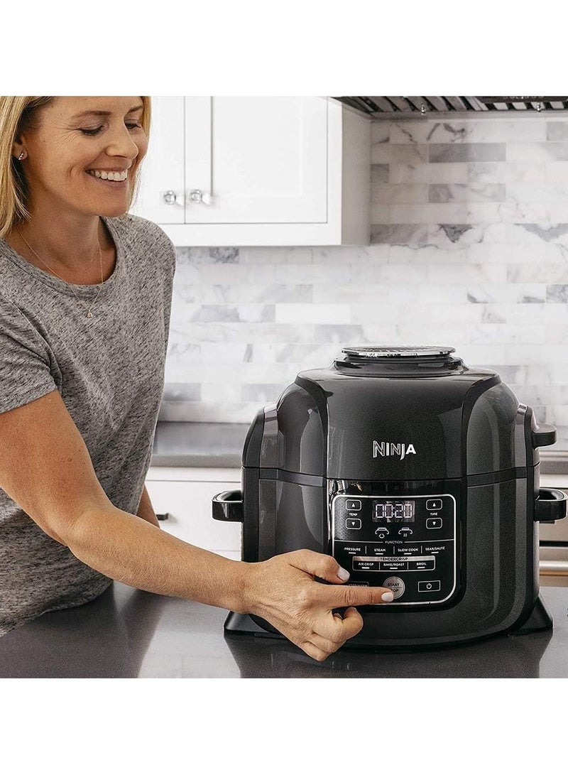 Ninja Foodi 7-In-1 Multi Cooker, 6L With 7 CookIng Functions, Pressure Cook, Air Fry, Slow Cook, Grill 6 L 1460 W OP300ME Black - Image 2
