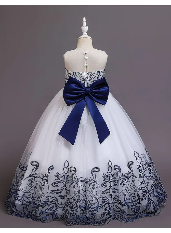 D'Daniela D'Daniela Embroidered Tulle Dress