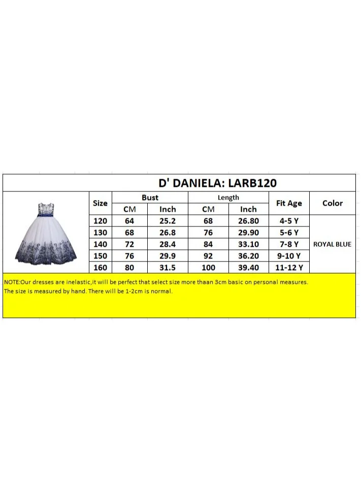 D'Daniela D'Daniela Embroidered Tulle Dress
