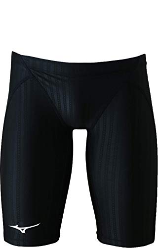 Mizuno Stream Ace Men's Jammer Swimsuit, Black, Size 24 - Image 1