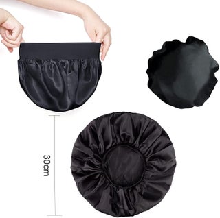 Silk Hair Wrap for Sleeping, Hair Bonnet, 1Pcs Night Hair Bonnet for Sleeping... - view 3