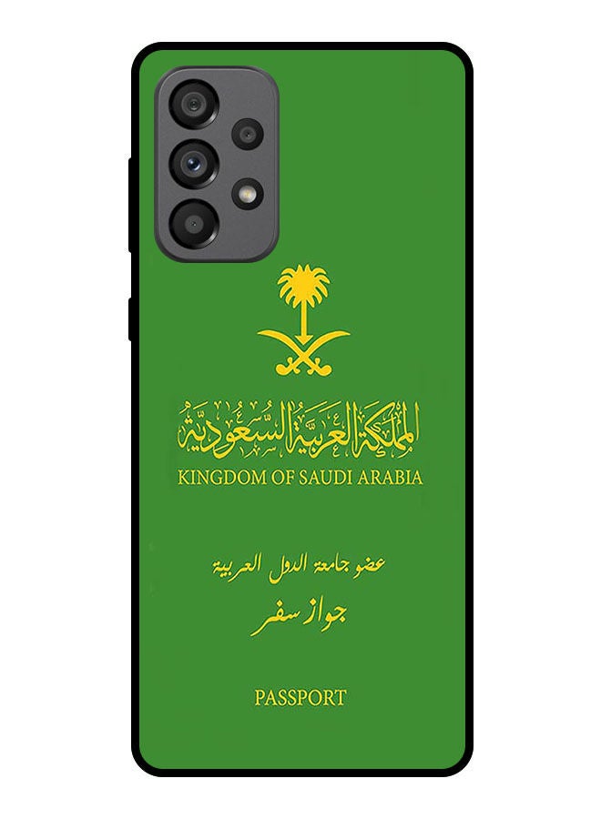 Theodor غطاء حماية لهاتف سامسونج جالكسي A73 5G جواز سفر المملكة العربية السعودية - Image 1