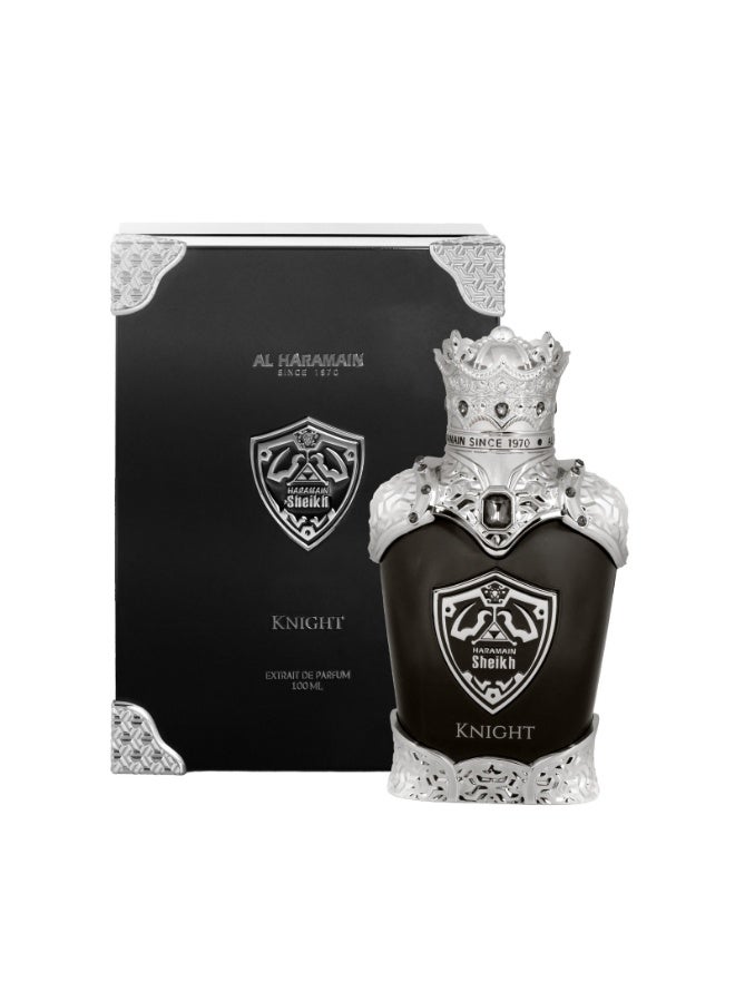 Al Haramain Sheikh Knight 100ml Extrait de Parfum | Oriental Woody Floral Perfume for Men & Women | Long-Lasting Oud, Amber, Vanilla, Sandalwood & Musk - Image 1