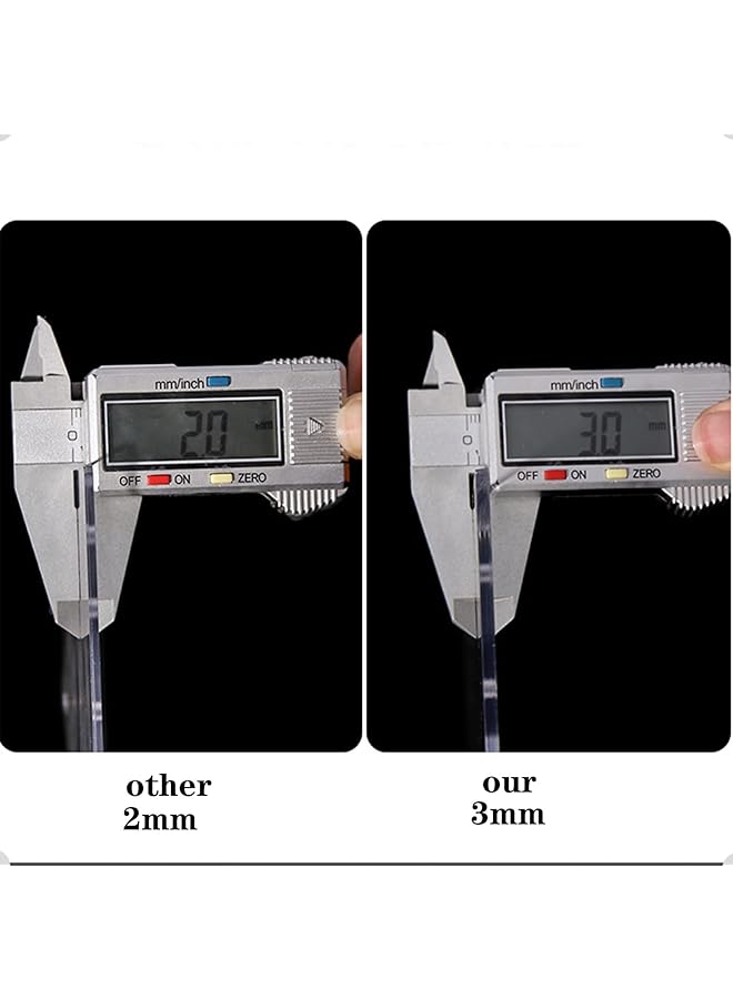 بوليفياز حامل عرض من الأكريليك مكون من 3 طبقات، منظم عطور شفاف، رفوف عمودية من الأكريليك، منظم توابل لخزانة سطح العمل، مخزن، تنظيم المطبخ والتخزين - Image 2