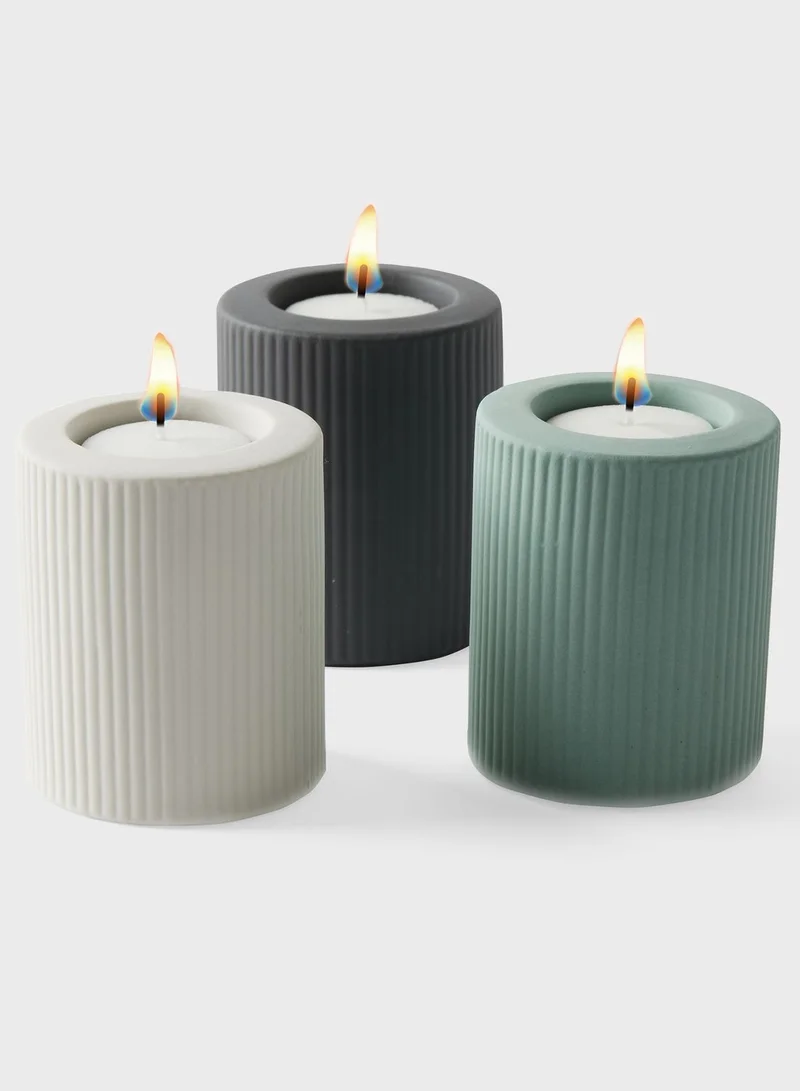 Prickly Pear 'Odessa' White Tealight Candle Holder