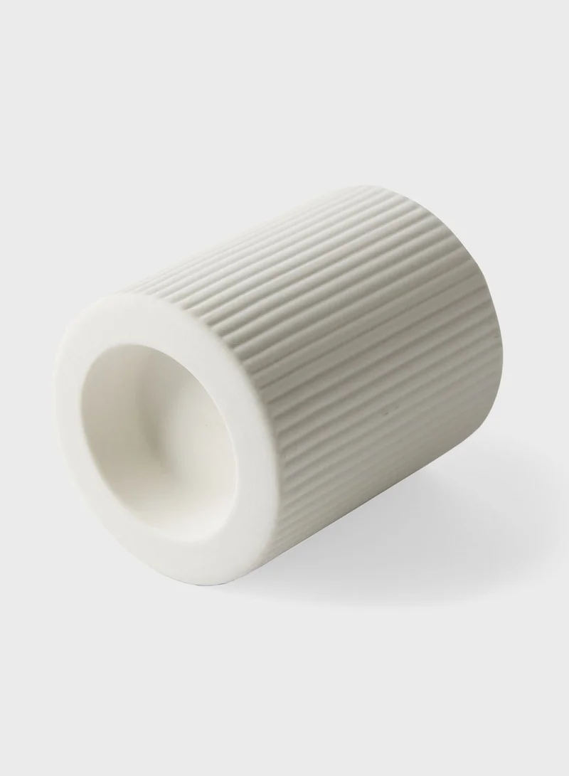 Prickly Pear 'Odessa' White Tealight Candle Holder