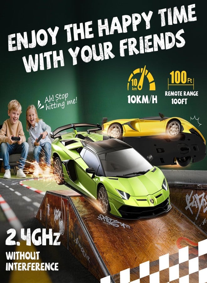 AEROQUEST 1:24 Lamborghini Remote Control Car （Green） - Image 3