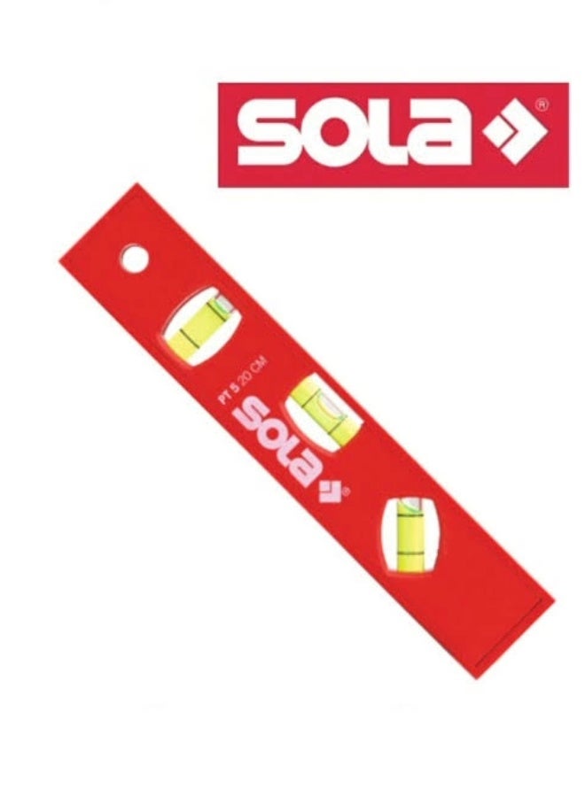 SOLA PTM 5 20 مستوى الروح المغناطيسي، أحمر، 20 سم - Image 2
