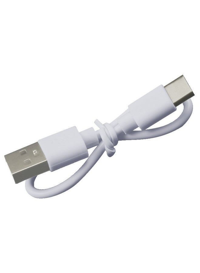 Source Type-c Charging Line Small Speaker Shaver Power Cord With Machine Line Data Line Short Line 2030cm-Color:20CM White 2 Core Copper Clad Steel Tpye-c  - Image 1