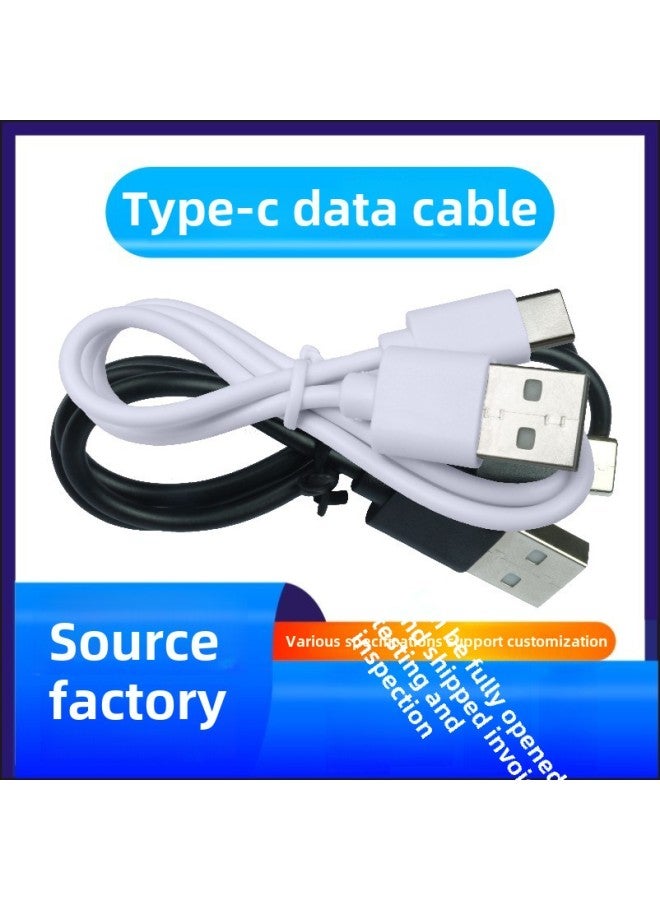 Source Type-c Charging Line Small Speaker Shaver Power Cord With Machine Line Data Line Short Line 2030cm-Color:20CM White 2 Core Copper Clad Steel Tpye-c  - Image 2