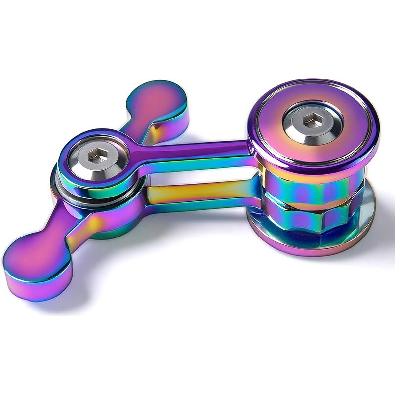 Valentines Day Gifts for Him Teen Boy, Fidget Spinner for Adults Men Metal Silent EDC Cool Gadgets Quiet Figette Office Desk Toy Anxiety Stress Calm Down Sensory Autism ADHD Kid Easter Basket Stuffer