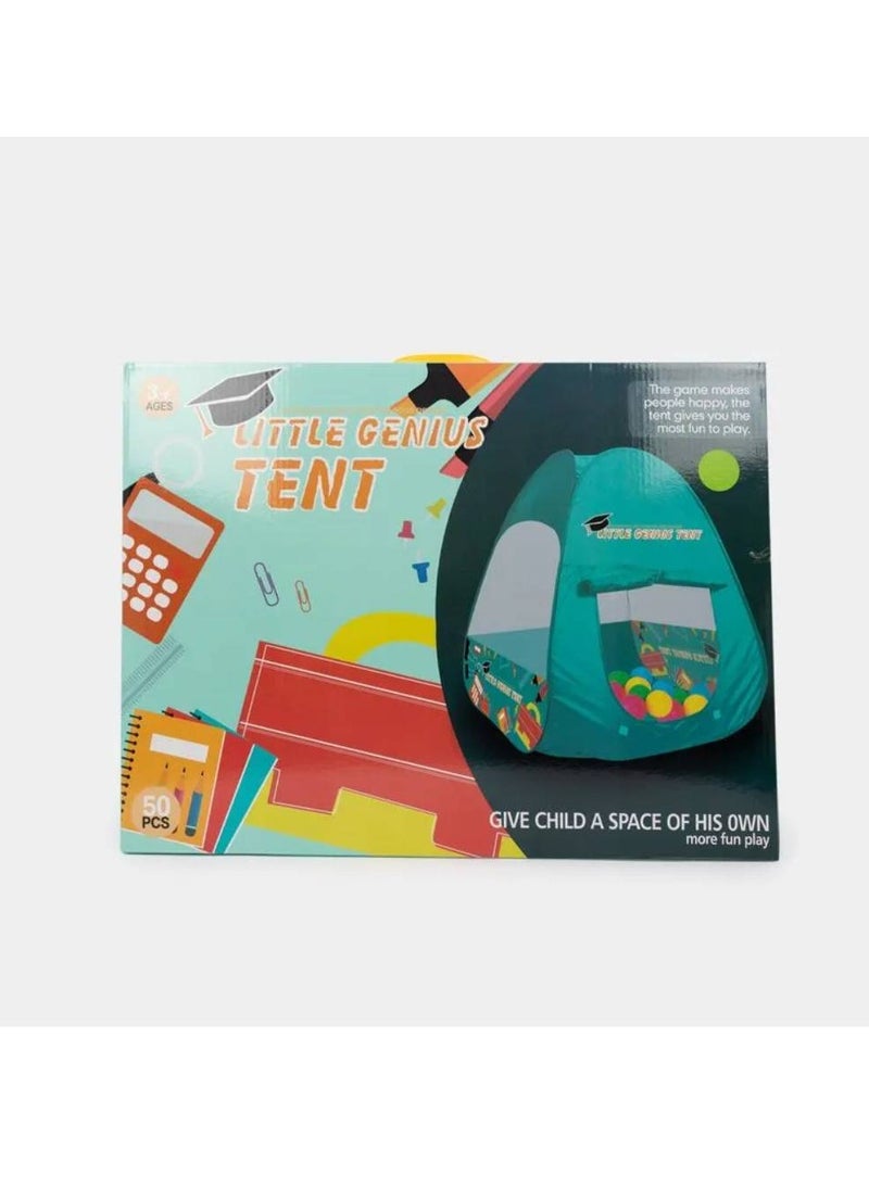 Little Genius kids Folding Tent With 50 Ball Set, Blue  - Image 4