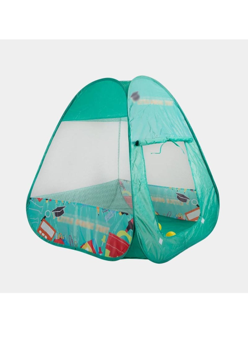 Little Genius kids Folding Tent With 50 Ball Set, Blue  - Image 1