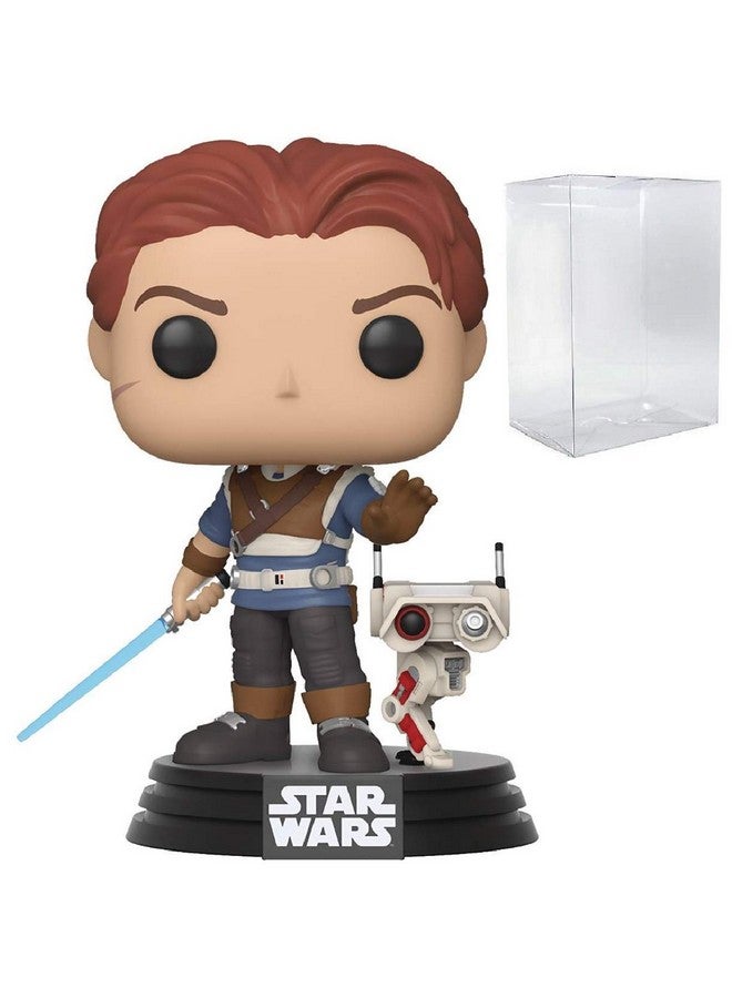 Funko شخصية فونوكو بوب من بوب ستار وورز: جيدي فالين أوردر كال كستيس مع بي دي 1 (مرفقة بعلبة حماية متوافقة) متعددة الألوان 3.75 بوصة - Image 1